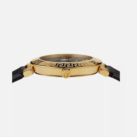 Versace Womens Black 35mm Strap Fashion Watch main image 4